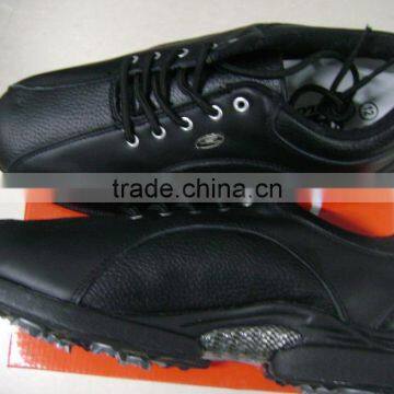 high top mens balck golf shoes spike, sale golf shoes for children adults business sport on the grass