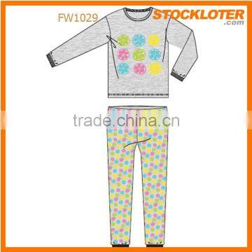 1504081 2015 100% cotton children nightwear stock