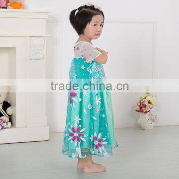 2015 Latest Frozen Dress Design, Disny Snow Queen Frozen Elsa Dress Wholesale,Frozen Elsa Dress