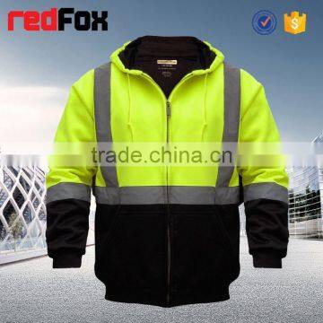 hi vis reflective safety kid hoody