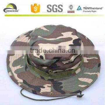 Wholesale military hats, custom camp hat, bucket hat with string