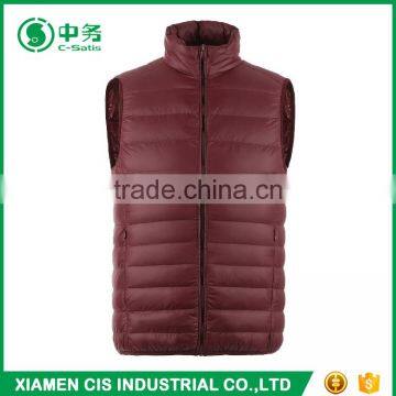 2017 Trendy European Style Winter Plus Size Ultralight Mens Padded Down Vest photo-3
