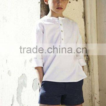 Latest shirt designs for boys baby white casual shirt long sleeve t shirt