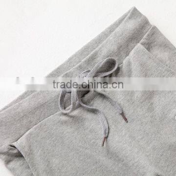 Cheap Wholesale Sweat Pants Sport Trousers Blank Fleece Track Pant With Embroider Logo photo-3