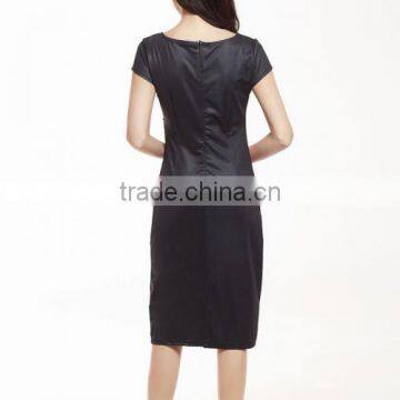 Women Polyester One-piece Printed Floral Vintage Style Dress photo-2