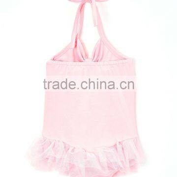 Hot Selling Girl Halter Dress Light Pink Halter One-Piece Girl Summer Halter Fashion Girl Clothing G-NP-S905-143 photo-2
