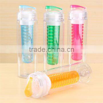 Hot Sale Fashion 760ml Sports Health Fruit Juice Bottle Water Tour Outdoor Sport Cup Bottle Plastic Bottle Four Colors photo-5