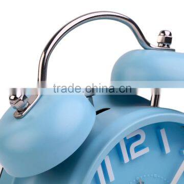 Free Shipping! Round Shape Large Size Silent Alarm Clock Fashion Personality Lazy Student Kid Alarm Clock Beside Bed 5 Colors photo-4