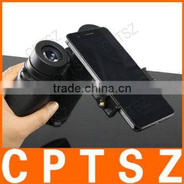 Astronomical Telescope Mobile Phone Transfer Clip Universal Cell Phone Holder Single Cylinder Cell Phone Clip Telescopic Adjustm photo-3
