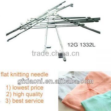 flat needles 12g