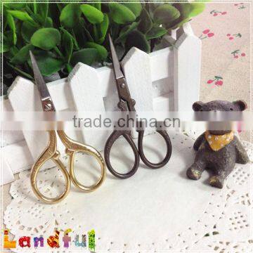 Wholesales Vintage Style Lace Embroidery Scissors Bronze Sewing Scissors photo-2