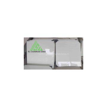 Artificial white marble tile