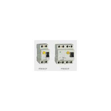 DC 2P 63A Residual Current Device , overload / short circuit breakers for industrial