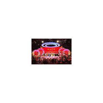 P12 Outdoor Transparent LED Screen , SMD 3535 Curtain LED Display