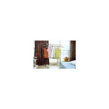Two-bar Metal Roating Indoor Laundry Drying Rack / Telescopic Clothes Dryer Home Furniture