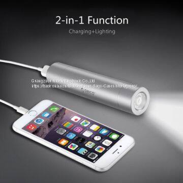 2600mAh Premium Aluminum Ultra Slim Lipstick-Sized Portable Charger Power Bank Backup Battery photo-4