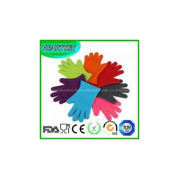 Silicone Heat Resistant Grilling BBQ Gloves for Cooking, Baking, Smoking & Potholder photo-2