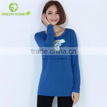 OEM cotton lovely dresses for pregnant women