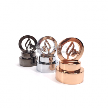 Durable new coming special shape perfume lid