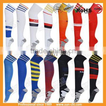 2015 hot sale nylon high quality soccer socks