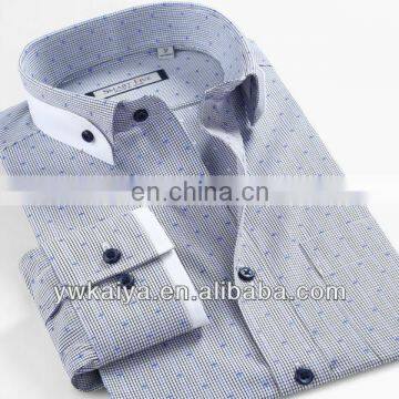 fasion button-down collar french cuff shirt