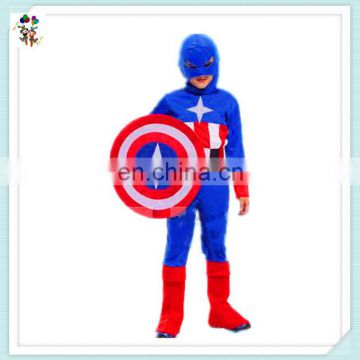 Children Cartoon Party Captain American Cosplay Costumes HPC-3133