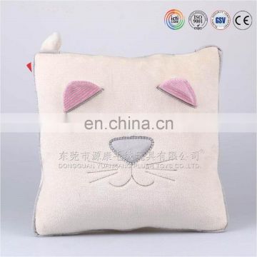 Professional and environmental ODM OEM factory cute and soft cat pillow