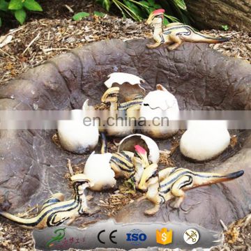 KAWAH Customized Realistic Artificial Fiberglass Dinosaur Hatching egg Egg