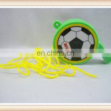 football cheap plastic toy whistle