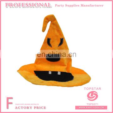 Pumpkin face shaped lovely bucket hat for halloween party festival decoration