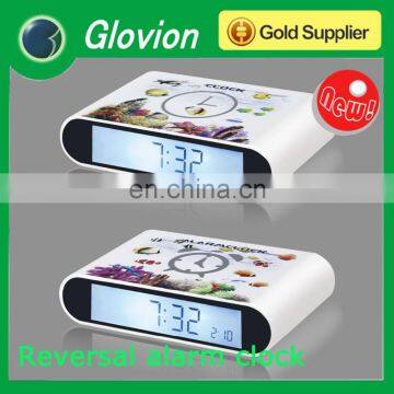 New design LED digital alarm clock pretty alarm clock pretty alarm clock Reversal alarm clock