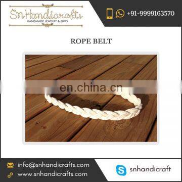 Gorgeous Nautical Woven Rope Belt for Sale by Indian Manufacturer