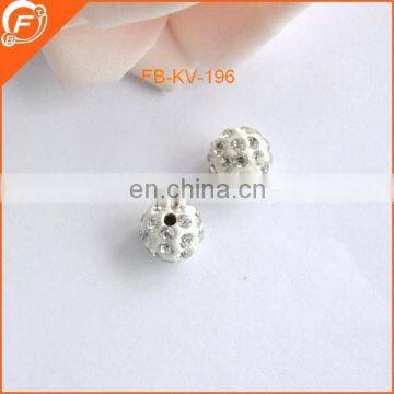 wholesale ceramic with rhinestone beads for necklace and clothing