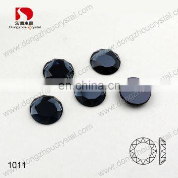 DZ-1011round flat back crystal glass stones for jewelry