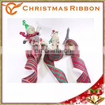 Offers The Vivid Red Stripe Christmas Double Faces Nastro photo-5