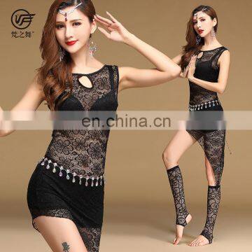 T-5166 New arrival sexy lace elegant belly dance skirt