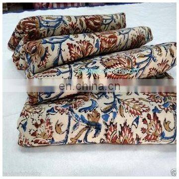 5 Yard Hand Block Printed Fabric, 100%Cotton and Natural Bagru Print fabric