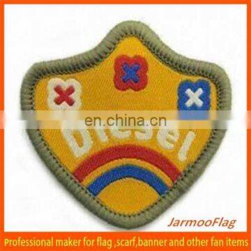 Custom design dadge patch how to crochet id badge holder