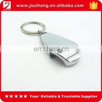 wholesale newly style custom Stainless steel Sublimation keyring bottle opener