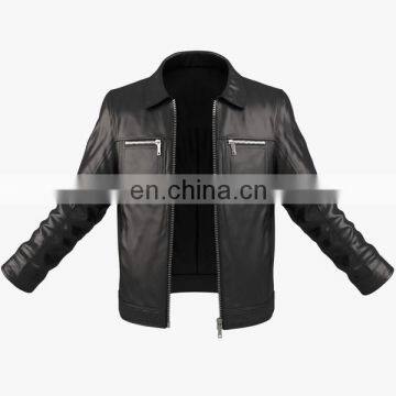 Black Leather Men Jacket