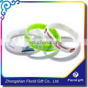 cheap custom silicone writband with silicone bracelet