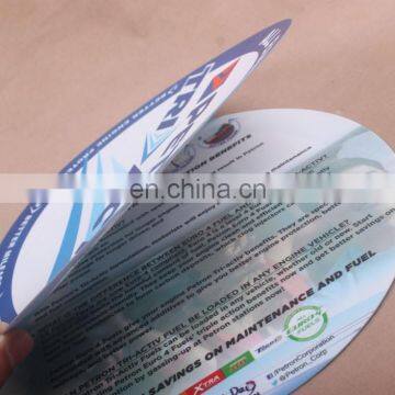 Cheap custom advertising plastic pp hand fan without handle