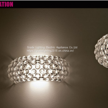 Modern Wall Lamp For Indoor Decor Lighting with Glass Wall Lighting