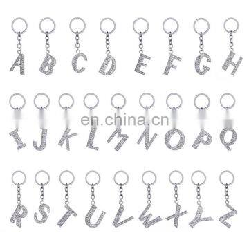 Metal Personized Alphabet Key Chain with 26 alphabet letter key chain