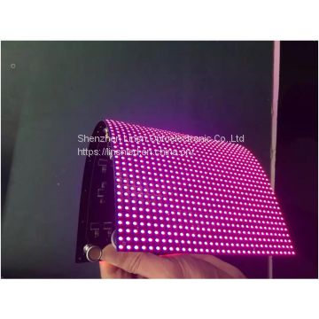 P5mm flexible led display Panel,P5mm soft led module With MBI5124 Driving IC and Kinglight Gold Wire with High Refresh