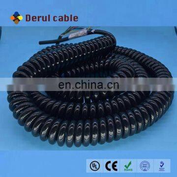 Spiral Cable Power Cord/spiral Cable Protector Low Voltage Flexible Retractable Spiral Spring Coiled Cable photo-2