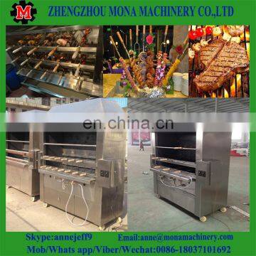China Manufacture Brazil Barbecue Furnace Meat Roaster Machine With CE Proved photo-2