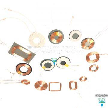 With PCBA/Self-Bonding Coil for Wireless Charger