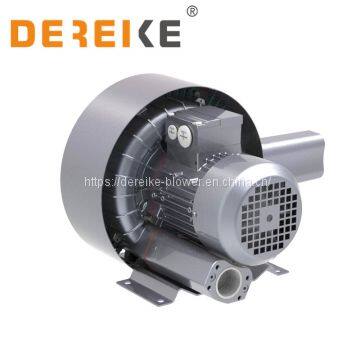 15kw China Leading Manufacture DEREIKE BRAND Air Blowers Side Channel Pump DHB 820C 015 IE2/IE3 With Thermal Protection PTC VACUUM Cleaning, Dust Collector, Centrol Vacuum System photo-4