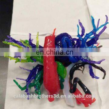 High Accuracy Color 3D Printing Organ Model WJP 3D Printing Service for Surgical training